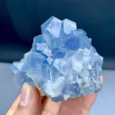 Celestine with Calcite from Afghanistan - image 3