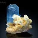 Celestine with Calcite from Afghanistan - image 1