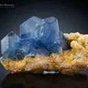 Celestine with Calcite from Afghanistan - image 2