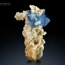 Celestine with Calcite from Afghanistan - image 1