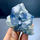 Celestine with calcite from Afghanistan - image 5