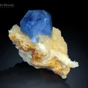 Celestine with Calcite from Afghanistan - image 1