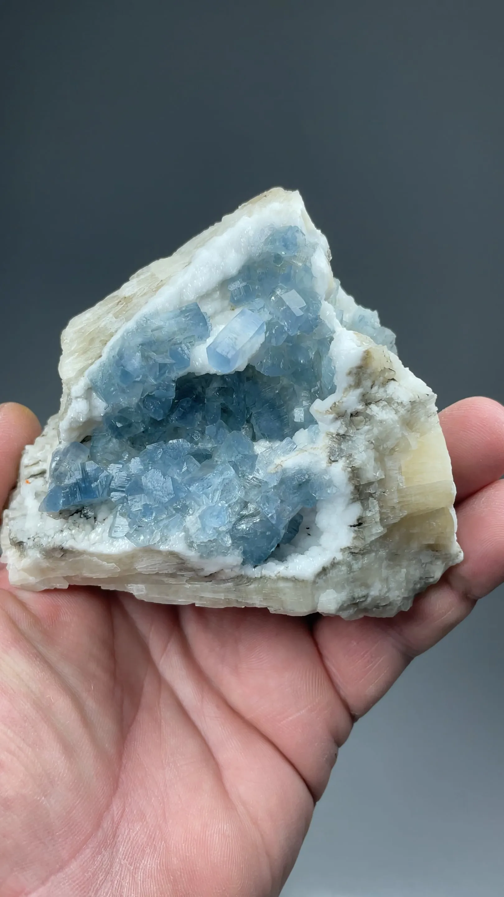 Celestine with Colemanite, Hydroboracite - image 2