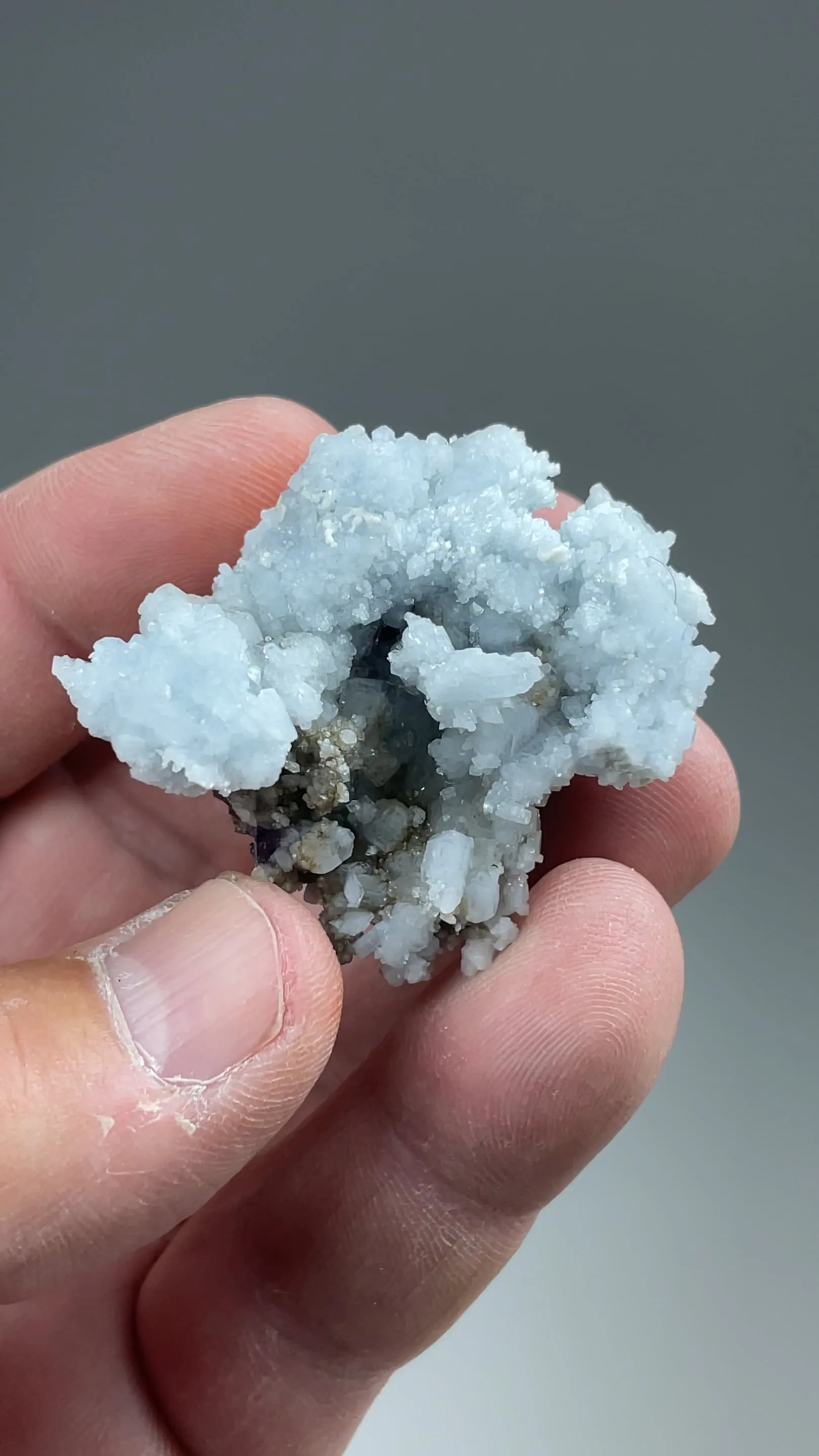 Celestine with Fluorite - image 2