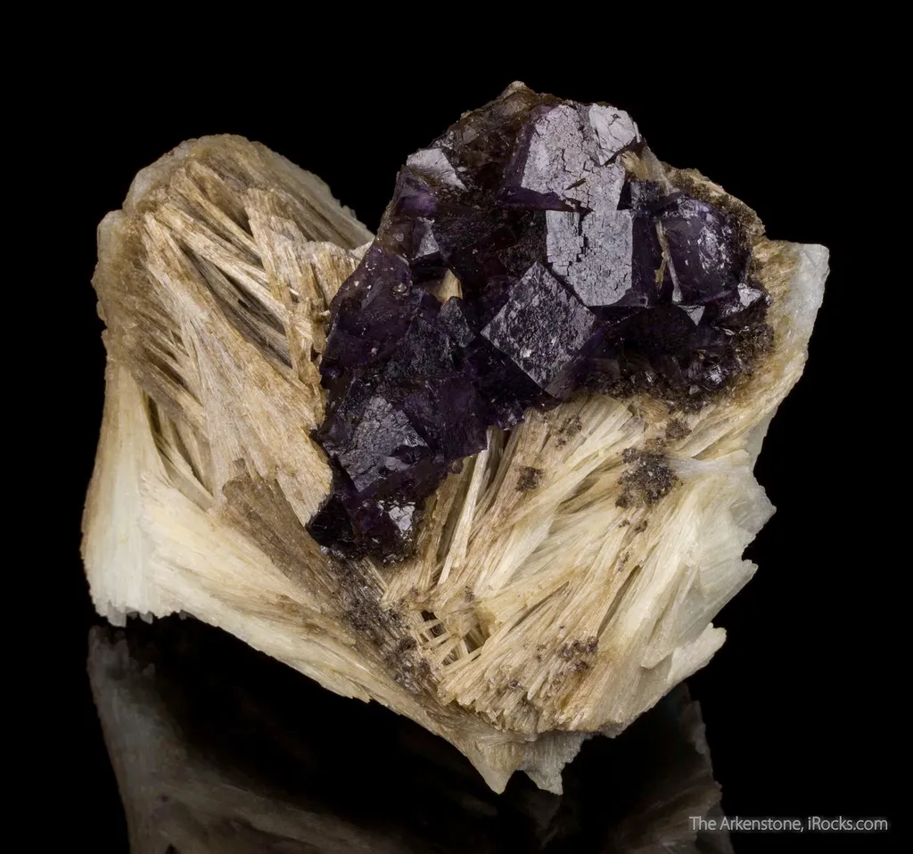 Celestine with Fluorite (rare combination) image