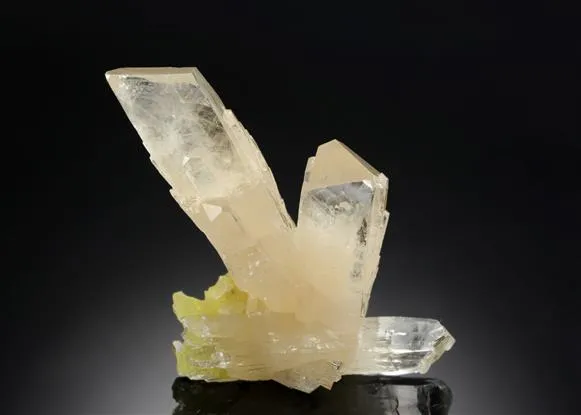 Celestine with NATIVE Sulphur image