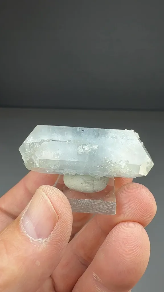 Celestine with Quartz - image 2