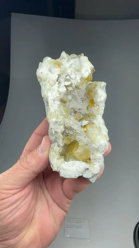 Celestine with Quartz - image 2