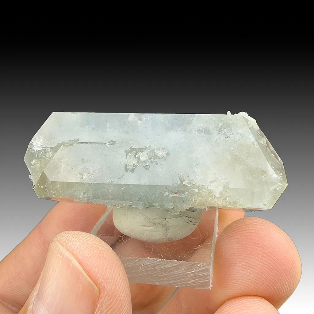 Celestine with Quartz image