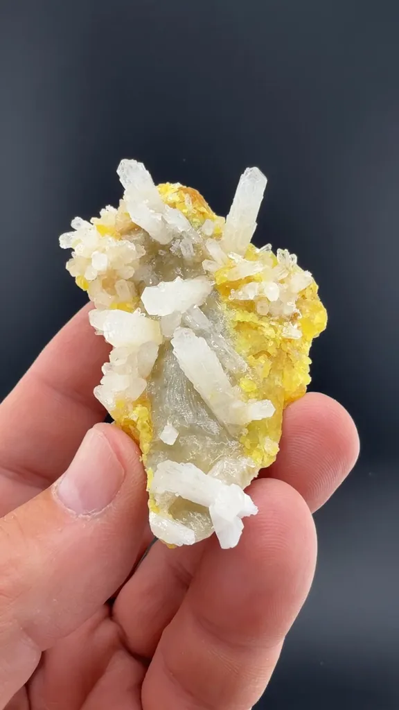 Celestine with Sulfur image