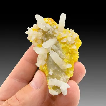 Celestine with Sulfur