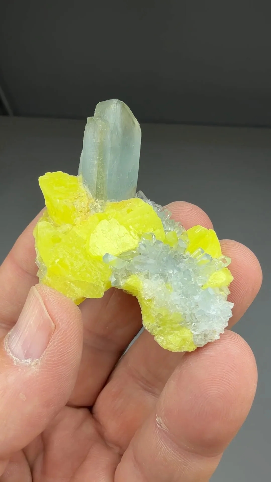 Celestine with Sulfur - image 2