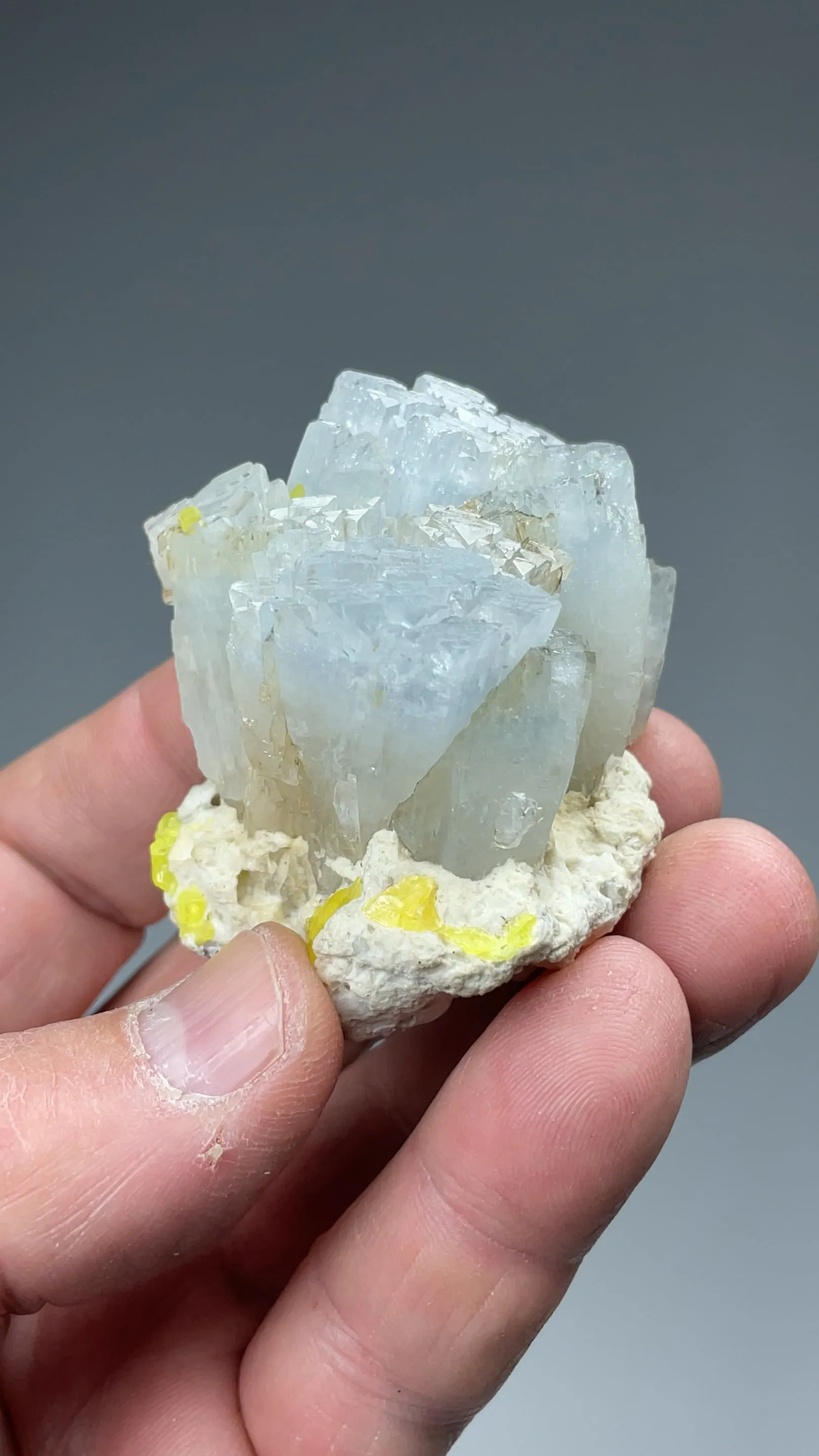 Celestine with Sulfur - image 2