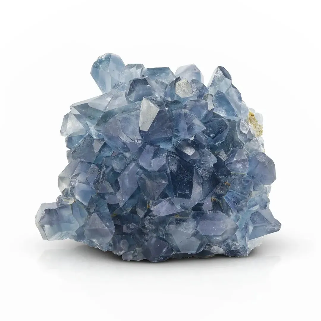 Celestite Cluster on Calcite - image 2