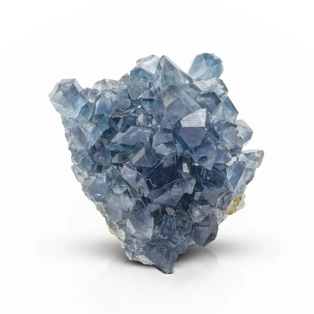Celestite Cluster on Calcite - image 1