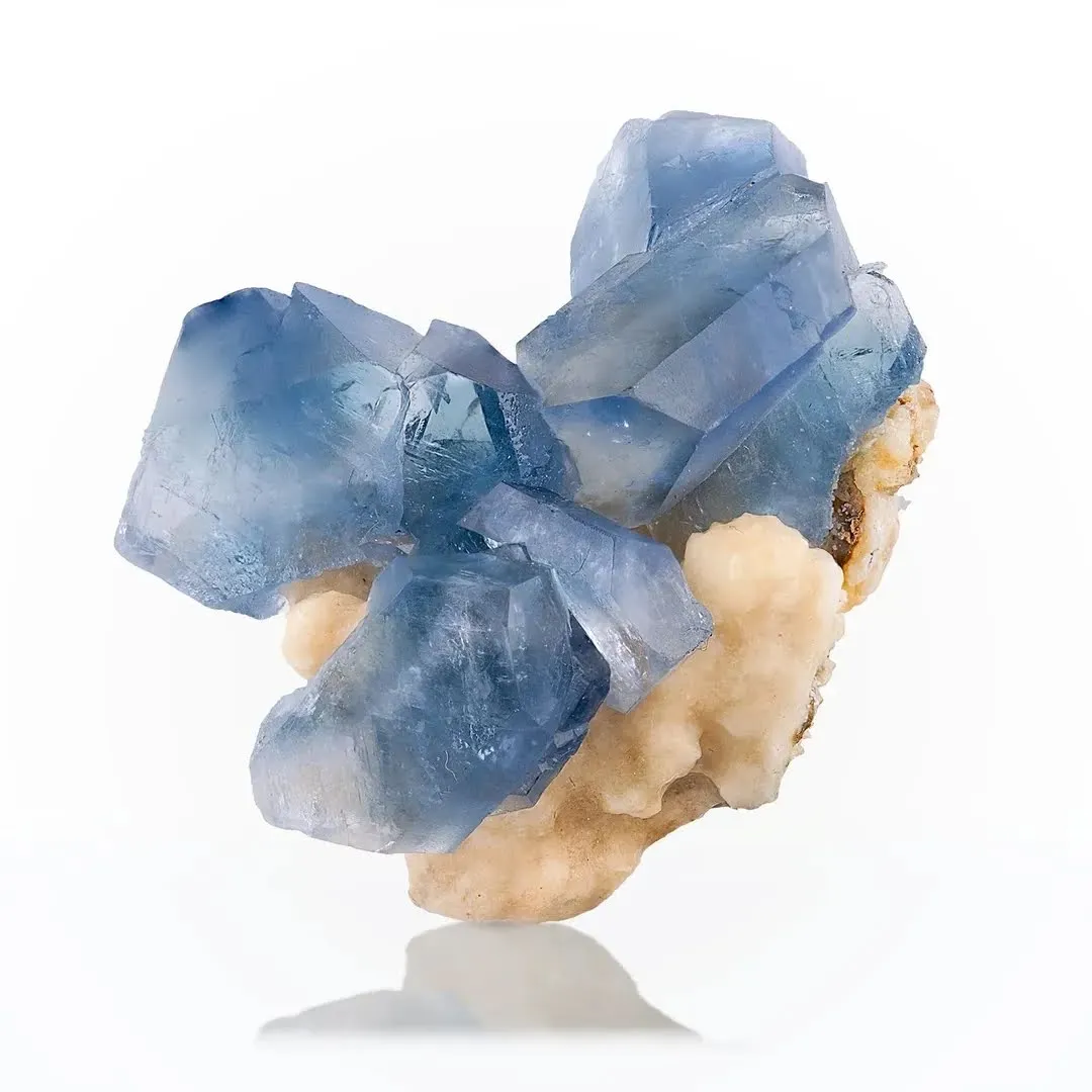 Celestite on Calcite - image 2