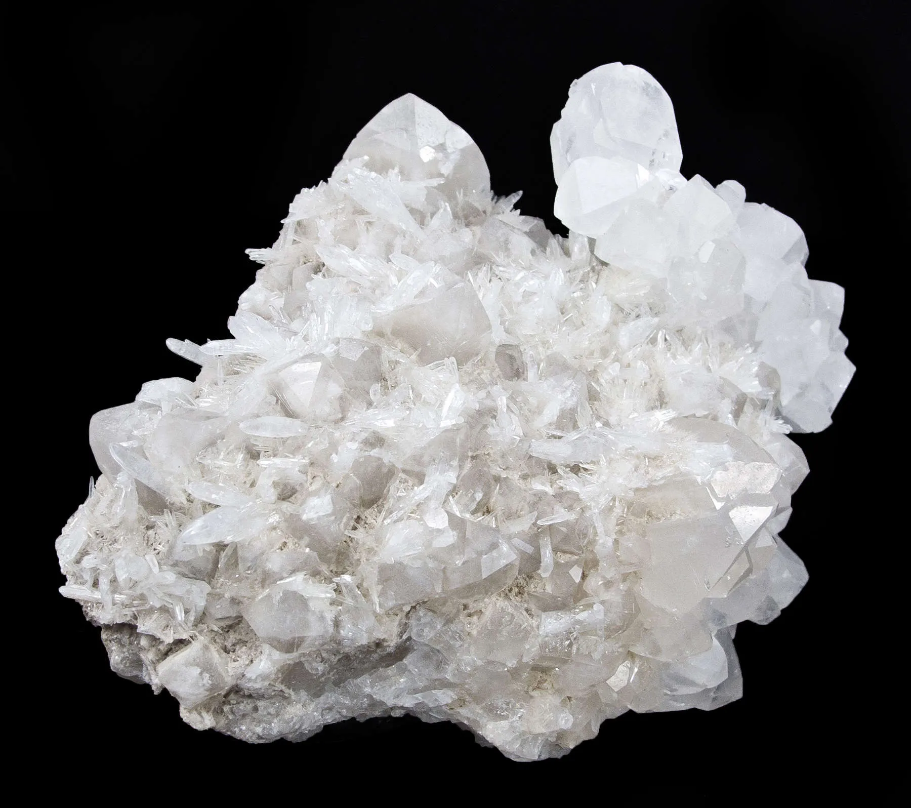 Celestite on Colemanite - image 2