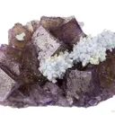 Celestite on Fluorite - image 1
