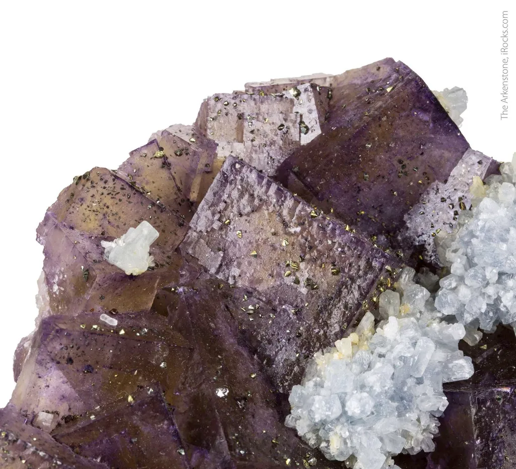 Celestite on Fluorite - image 2