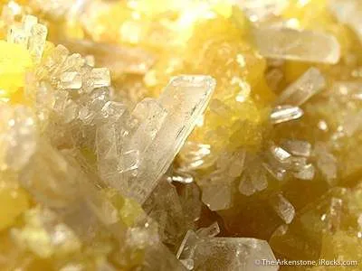 Celestite on Sulfur - image 2