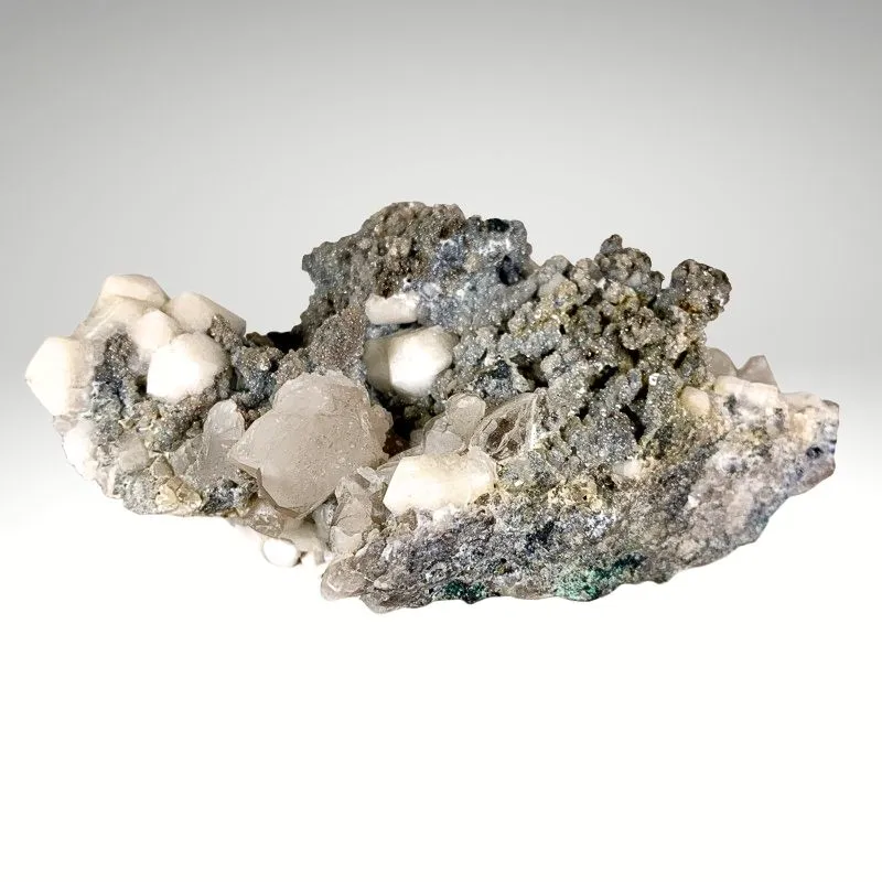 Cerussite and Aragonite var. Tarnowitzite from Namibia, Oshikoto Region, Tsumeb Mine - image 2