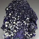 Cerussite Cerussite on Azurite - image 1