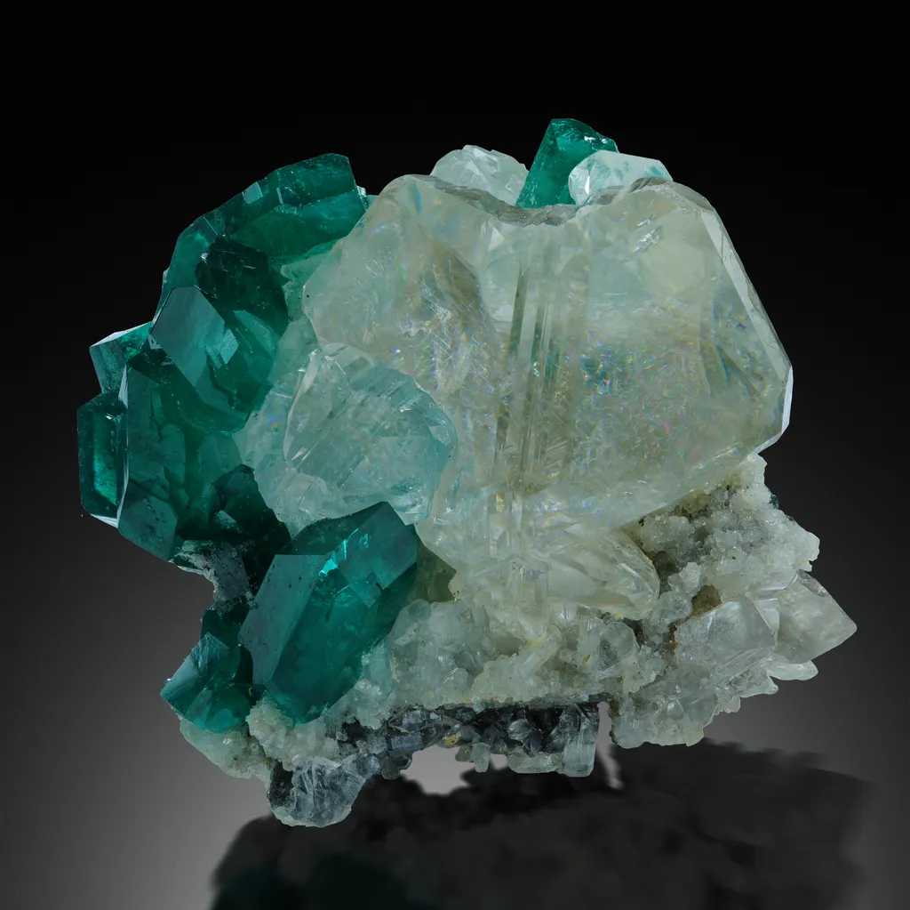 Cerussite & Dioptase image