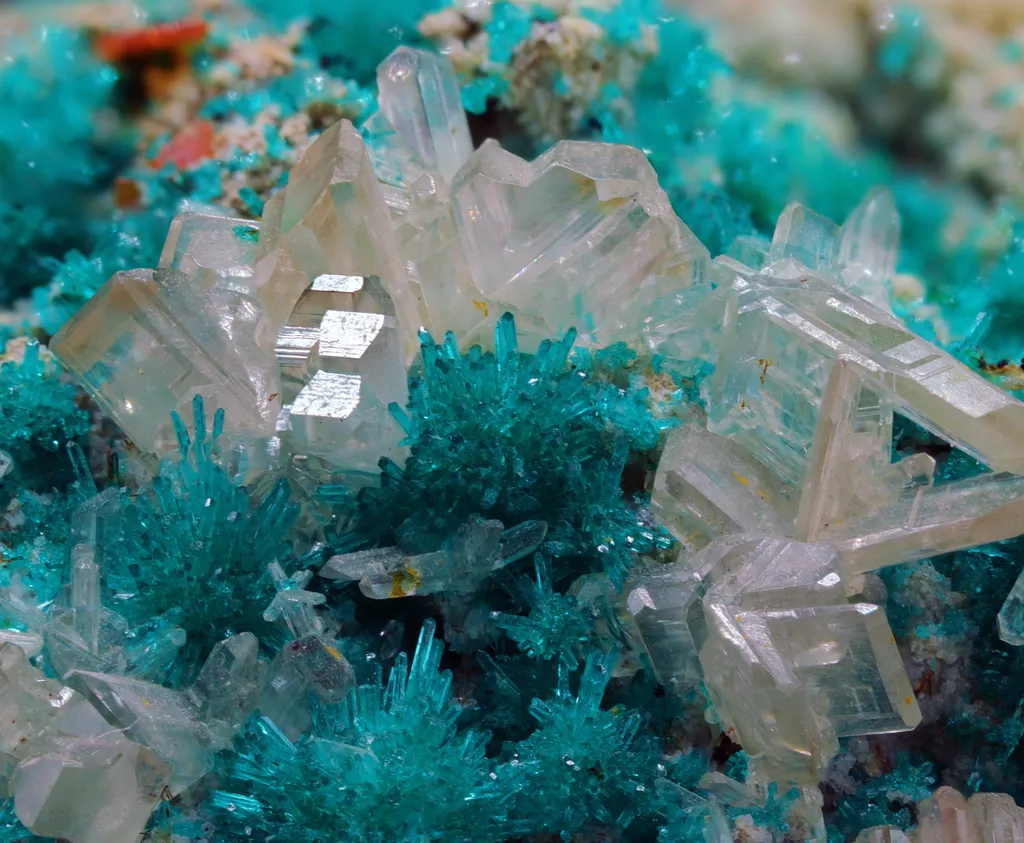 Cerussite & Dioptase - image 2