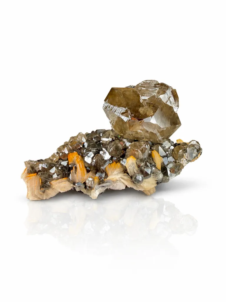 Cérussite from Maroc, Région Drâa-Tafilalet, Province de Midelt, District minier de Mibladen, Miblad image