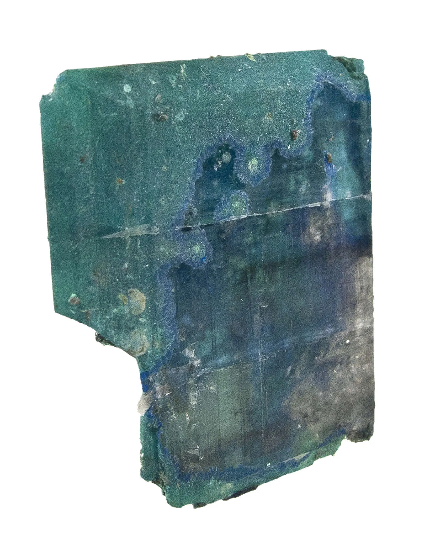 Cerussite Included By Linarite & Posnjakite - image 5