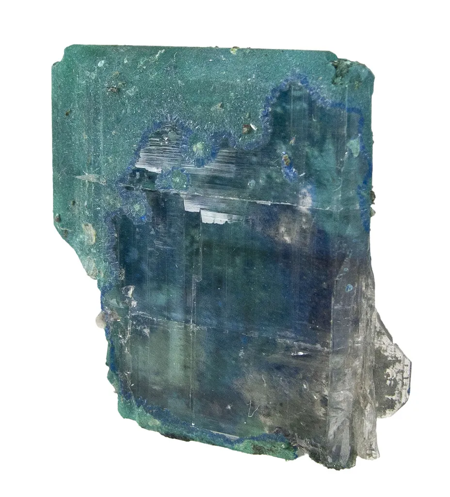 Cerussite Included By Linarite & Posnjakite - image 4