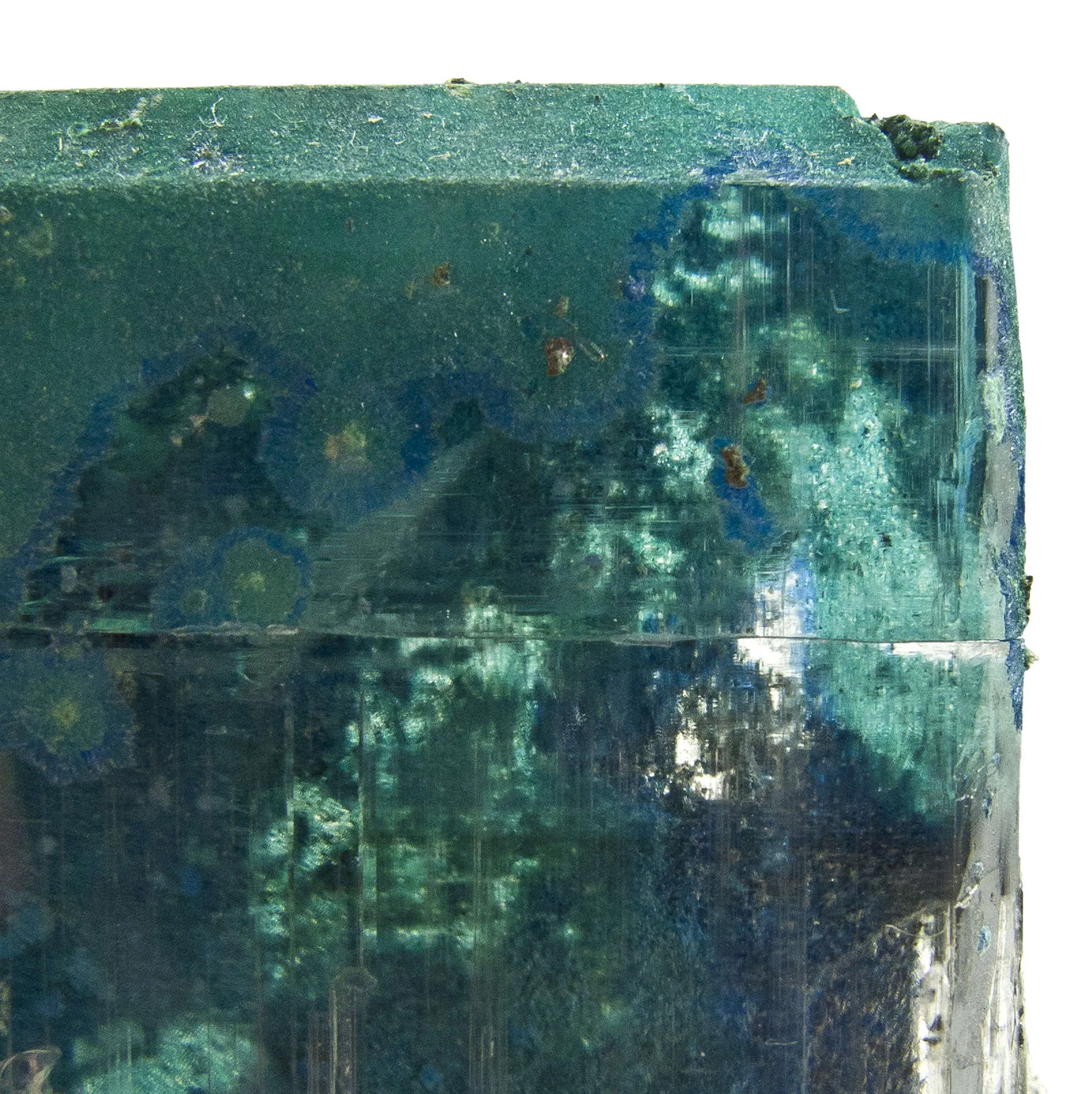 Cerussite Included By Linarite & Posnjakite - image 6