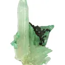 Cerussite Included By Malachite - image 4