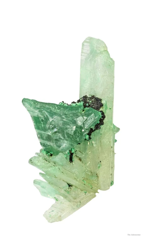 Cerussite Included By Malachite image