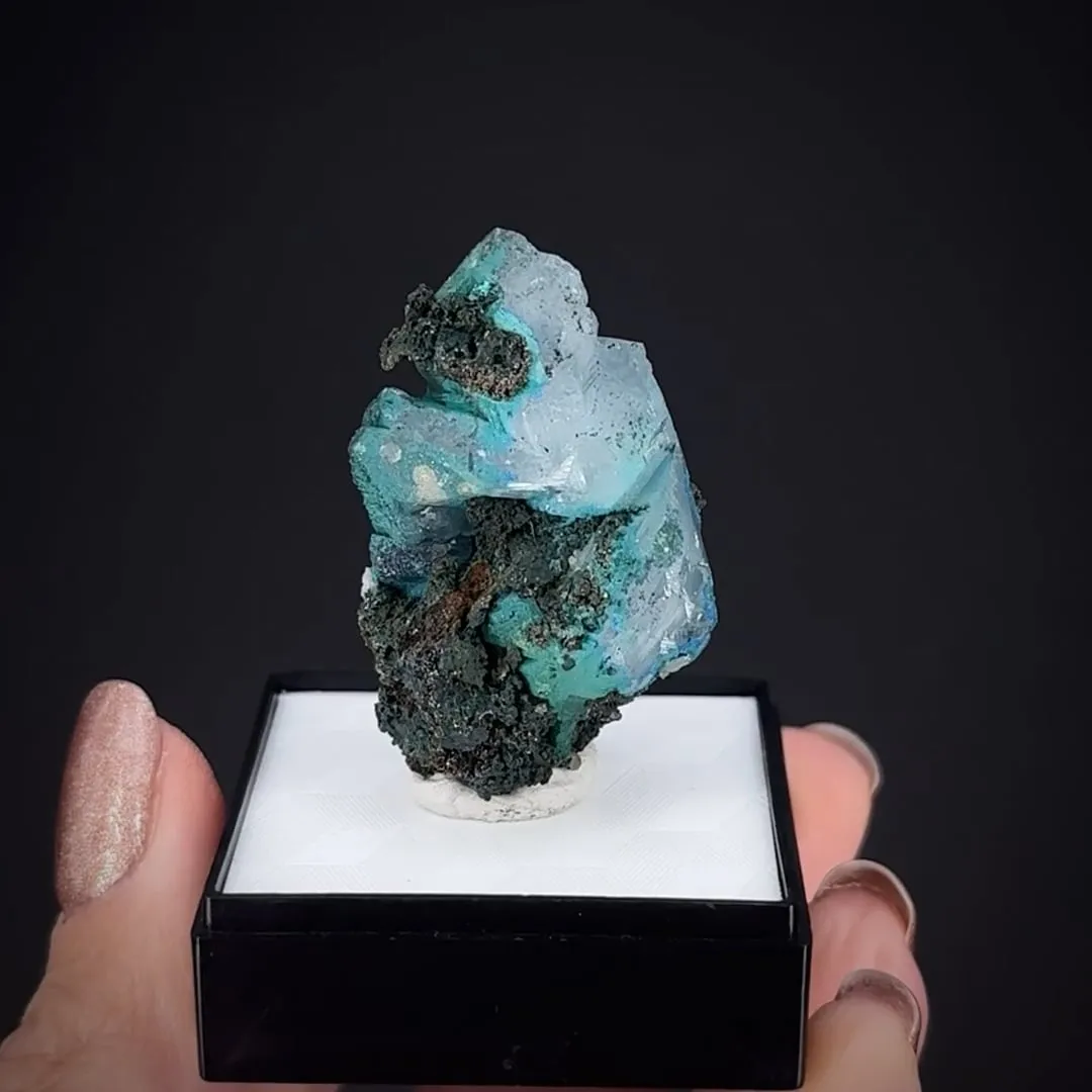 Cerussite included with Rosasite - image 2