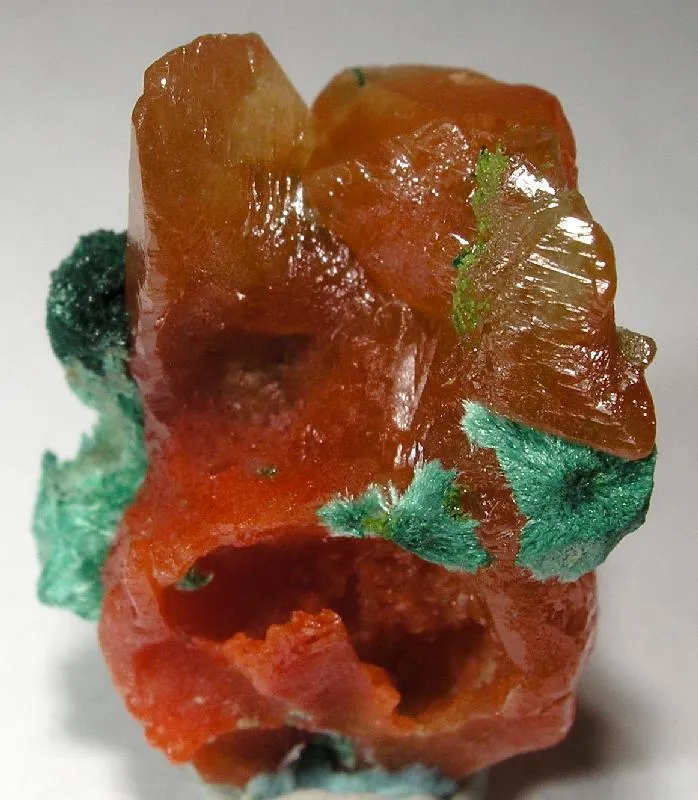 Cerussite, Malachite, Calcite image