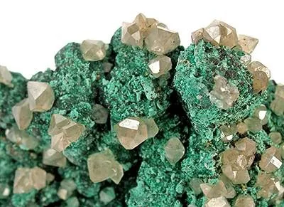 Cerussite, Malachite - image 2