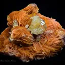 Cerussite on Baryte - image 2