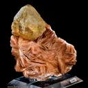 Cerussite on Baryte - image 2