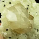 Cerussite on Calcite - image 2