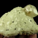 Cerussite on Calcite - image 1