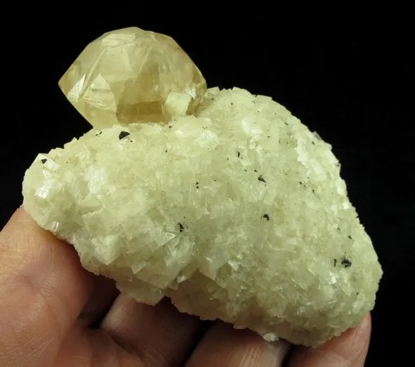 Cerussite on Calcite - image 4