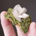 Cerussite on Duftite - image 2