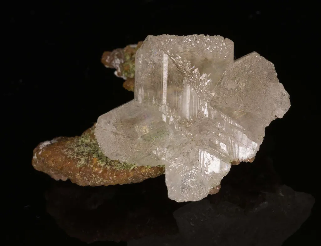 Cerussite on Duftite - image 2