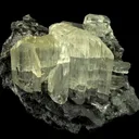 Cerussite on Galena - image 2