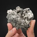 Cerussite on Galena - image 2