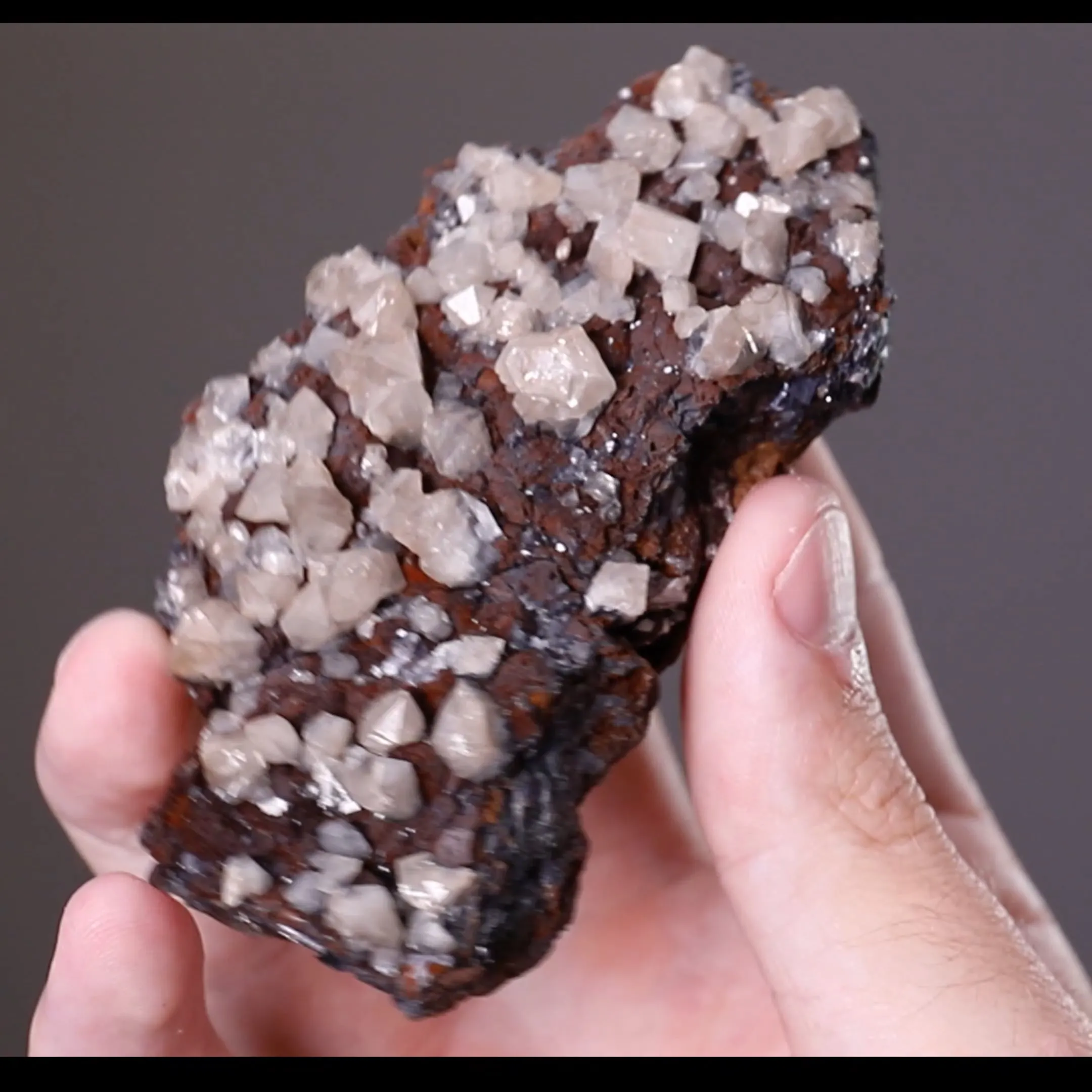 Cerussite on Galena - image 2