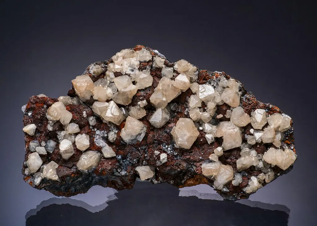 Cerussite on Galena image