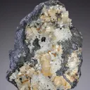 Cerussite on Galena - image 1