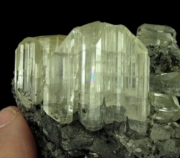 Cerussite on Galena image